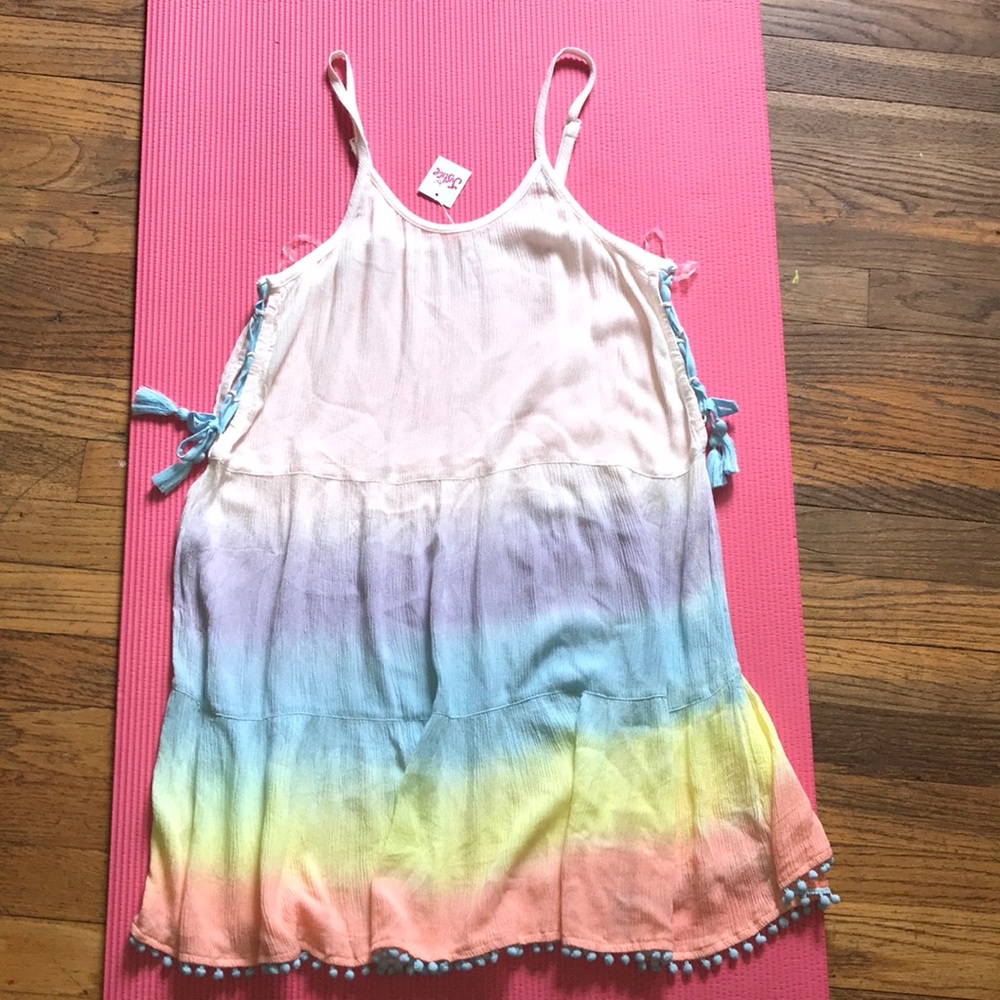 Justice swimsuit cover up size 18/20 brand new.